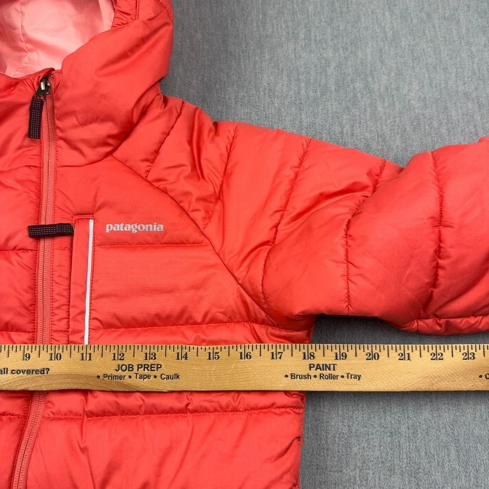 Patagonia Jacket Girls Large Orange Pine Grove Insulated Puffer Ski Quilt Hooded